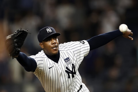 Aroldis Chapman #54 of the New York Yankees (Photo by Adam Hunger/Getty Images)