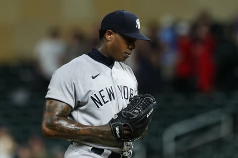 Aroldis Chapman #54 of the New York Yankees (Photo by David Berding/Getty Images)