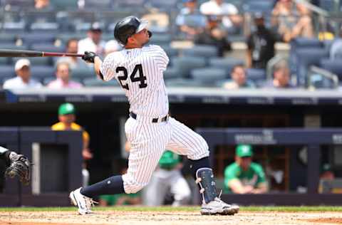 NEW YORK, NY - JUNE 19: Gary Sanchez #24 of the New York Yankees (Photo by Rich Schultz/Getty Images)