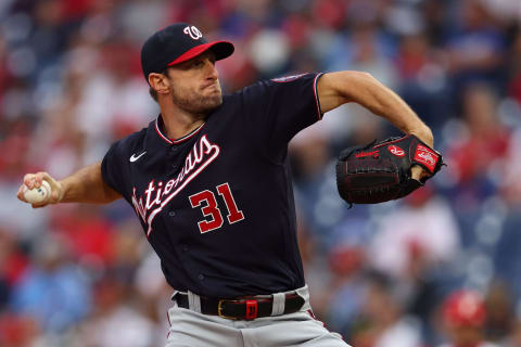 Pitcher Max Scherzer #31 of the Washington Nationals (Photo by Rich Schultz/Getty Images)