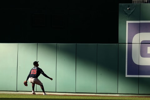 Cristian Pache #25 of the Atlanta Braves (Photo by Rob Carr/Getty Images)