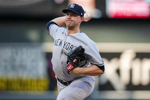 Michael King #73 of the New York Yankees (Photo by Brace Hemmelgarn/Minnesota Twins/Getty Images)