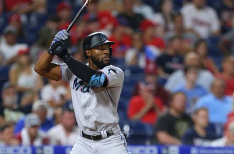 PHILADELPHIA, PA - JUNE 29: Starling Marte #6 of the Miami Marlins in action against the Philadelphia Phillies during a game at Citizens Bank Park on June 29, 2021 in Philadelphia, Pennsylvania. The Phillies defeated the Marlins 4-3. (Photo by Rich Schultz/Getty Images)