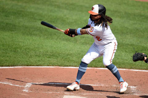 Freddy Galvis #2 of the Baltimore Orioles (Photo by G Fiume/Getty Images)