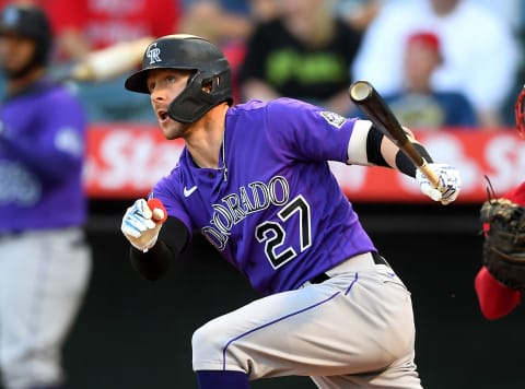 Trevor Story #27 of the Colorado Rockies (Photo by Jayne Kamin-Oncea/Getty Images)