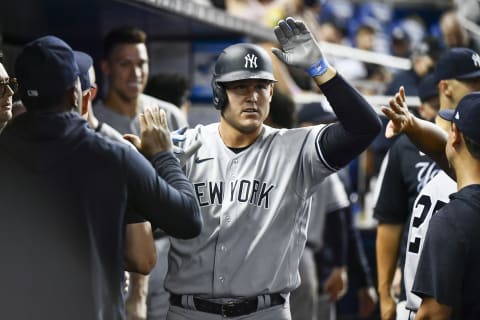 MIAMI, FL – JULY 31: Anthony Rizzo #48 of the New York Yankees (Photo by Eric Espada/Getty Images)