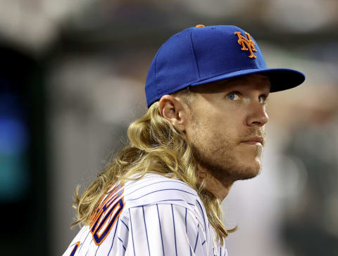 Noah Syndergaard #34 of the New York Mets (Photo by Elsa/Getty Images)