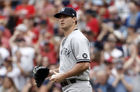 BOSTON, MA - JULY 25: Zack Britton #53 of the New York Yankees (Photo By Winslow Townson/Getty Images)