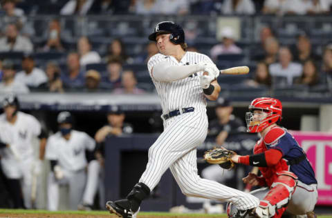 NEW YORK, NEW YORK - AUGUST 19: Luke Voit #59 of the New York Yankees (Photo by Jim McIsaac/Getty Images)