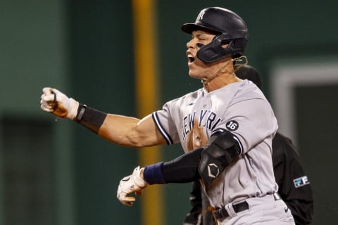 Aaron Judge #99 of the New York Yankees (Photo by Billie Weiss/Boston Red Sox/Getty Images)