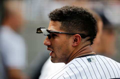 NEW YORK, NEW YORK - AUGUST 07: Gleyber Torres #25 of the New York Yankees in action against the Seattle Mariners at Yankee Stadium on August 07, 2021 in New York City. The Yankees defeated the Mariners 5-4. (Photo by Jim McIsaac/Getty Images)