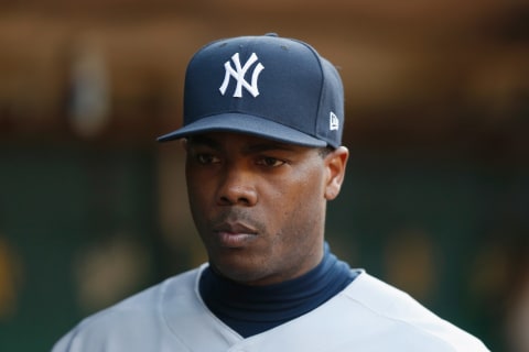 Aroldis Chapman #54 of the New York Yankees (Photo by Lachlan Cunningham/Getty Images)