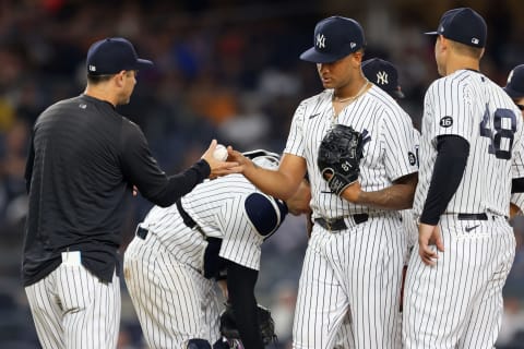 Luis Gil #81 of the New York Yankees (Photo by Rich Schultz/Getty Images)