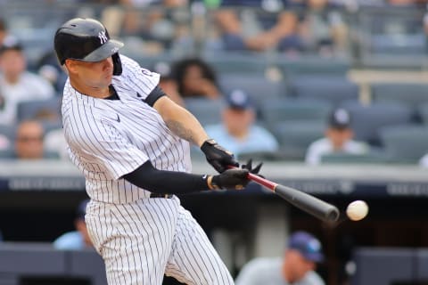 Gary Sanchez #24 of the New York Yankees (Photo by Mike Stobe/Getty Images)