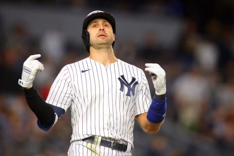 Joey Gallo #13 of the New York Yankees (Photo by Mike Stobe/Getty Images)