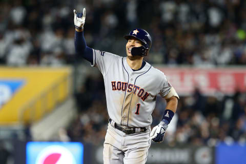 Carlos Correa #1 of the Houston Astros (Photo by Mike Stobe/Getty Images)