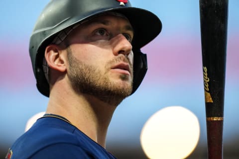 Mitch Garver #8 of the Minnesota Twins (Photo by Brace Hemmelgarn/Minnesota Twins/Getty Images)