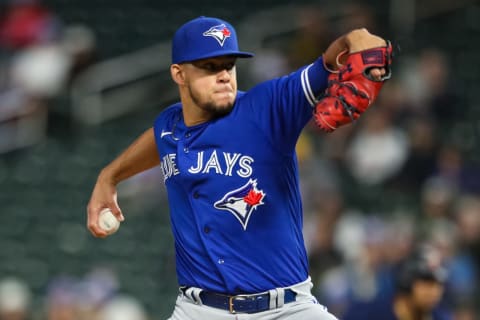 MJose Berrios #17 of the Toronto Blue Jays (Photo by David Berding/Getty Images)