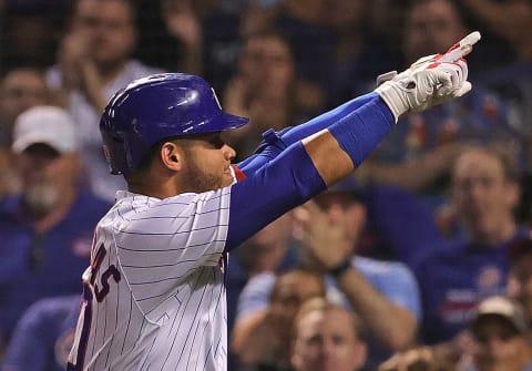 Willson Contreras #40 of the Chicago Cubs (Photo by Jonathan Daniel/Getty Images)