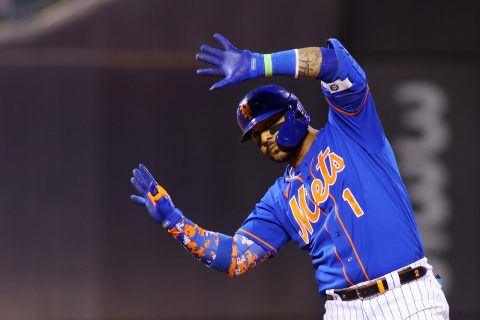 Jonathan Villar #1 of the New York Mets (Photo by Mike Stobe/Getty Images)