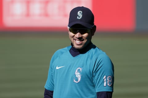 Yusei Kikuchi #18 of the Seattle Mariners (Photo by Steph Chambers/Getty Images)