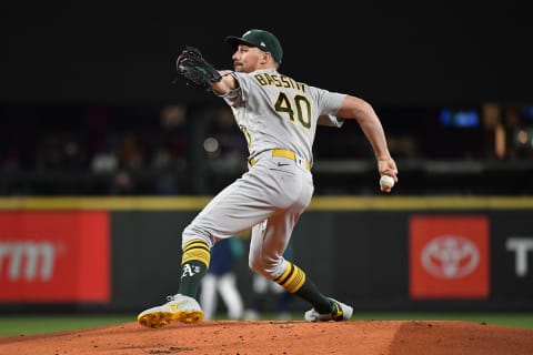 Chris Bassitt #40 of the Oakland Athletics (Photo by Alika Jenner/Getty Images)