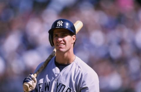 5 Apr 1998: Outfielder Paul O''Neill of the New York Yankees in action during a game against the Oakland Athletics at the Oakland Coliseum in Oakland, California. The Yankees defeated the Athletics 9-7. Mandatory Credit: Jeff Carlick /Allsport