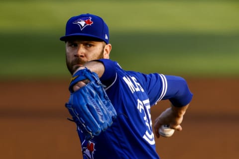 David Phelps #35 of the Toronto Blue Jays (Photo by Douglas P. DeFelice/Getty Images)