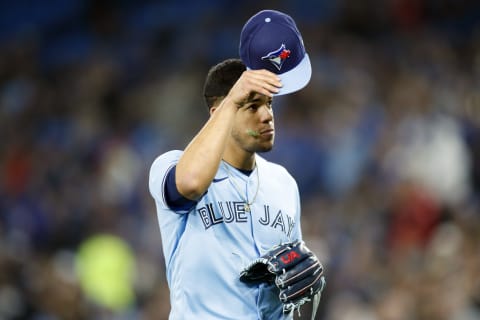 Jose Berrios #17 of the Toronto Blue Jays (Photo by Cole Burston/Getty Images)