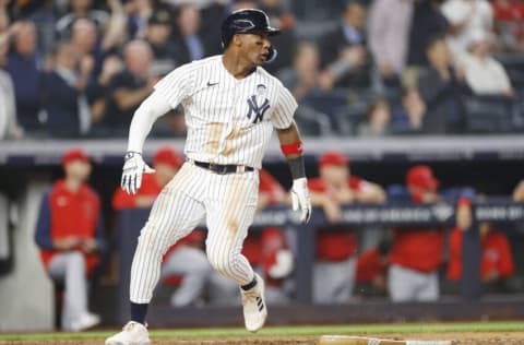 NEW YORK, NEW YORK - JUNE 02: Miguel Andujar #41 of the New York Yankees. (Photo by Sarah Stier/Getty Images)