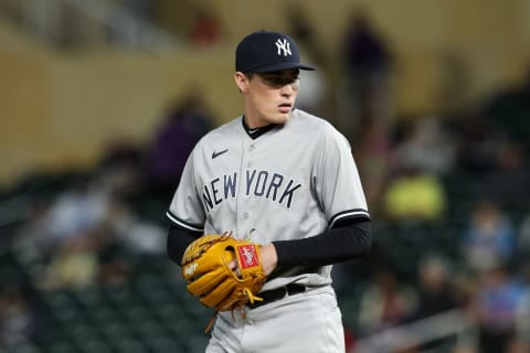 Ron Marinaccio #97 of the New York Yankees (Photo by David Berding/Getty Images)