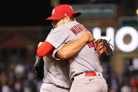 Jordan Montgomery #48 of the St. Louis Cardinals (Photo by Michael Reaves/Getty Images)