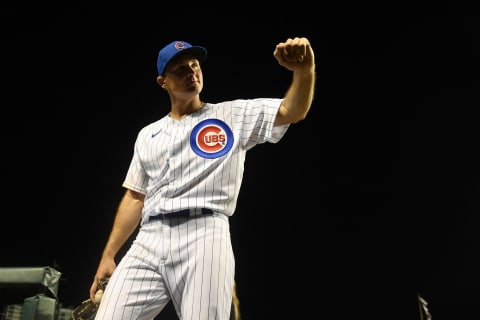 Hayden Wesneski #19 of the Chicago Cubs (Photo by Quinn Harris/Getty Images)