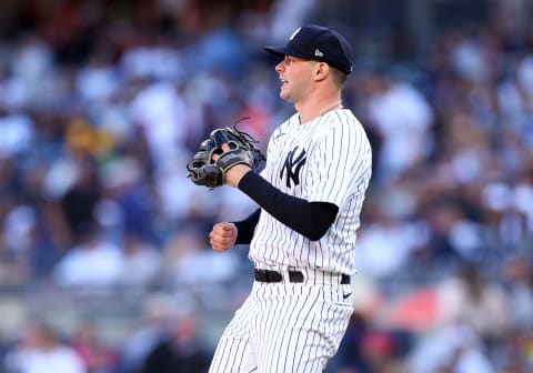 Scott Effross #59 of the New York Yankees (Photo by Elsa/Getty Images)