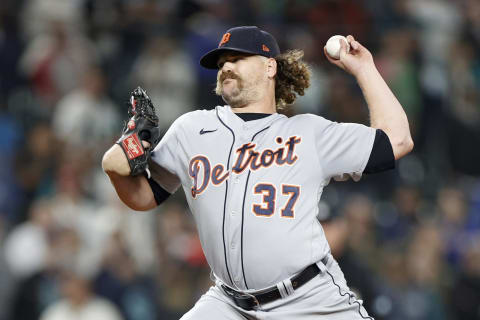 Andrew Chafin #37 of the Detroit Tigers (Photo by Steph Chambers/Getty Images)