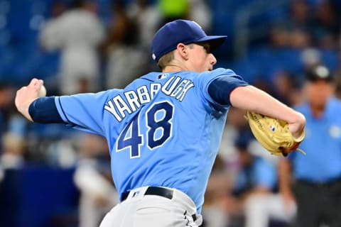 Ryan Yarbrough #48 of the Tampa Bay Rays (Photo by Julio Aguilar/Getty Images)