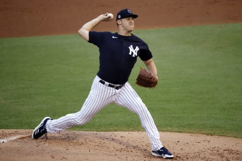 New York Yankees starting pitcher Jameson Taillon Mandatory Credit: Kim Klement-USA TODAY Sports