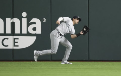 New York Yankees shortstop Tyler Wade (14) Mandatory Credit: Kevin Jairaj-USA TODAY Sports