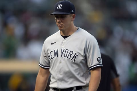 New York Yankees pitcher Chad Green (57) Mandatory Credit: D. Ross Cameron-USA TODAY Sports