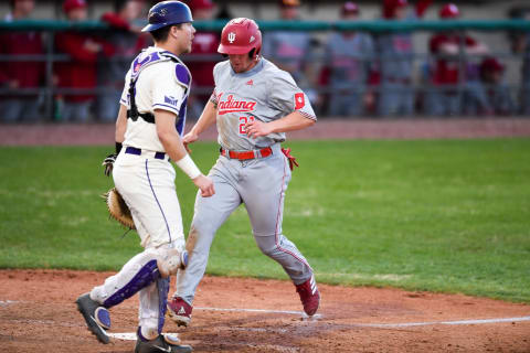 Indiana University’s Elijah Dunham (21)