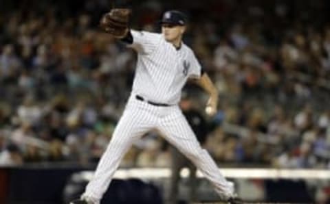 New York Yankees relief pitcher Justin Wilson (41) Mandatory Credit: Adam Hunger-USA TODAY Sports