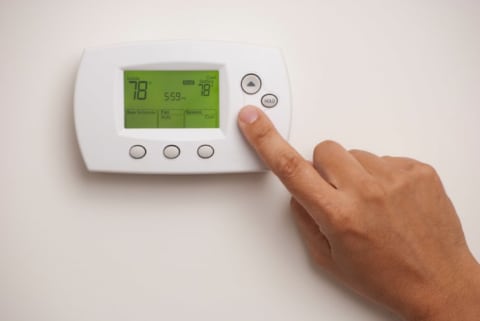 Program your thermostat to stay warm.