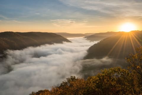 Photo of Appalachian Mountains in West Virginia