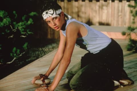 Ralph Macchio in The Karate Kid (1984).