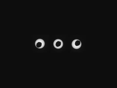 An annular eclipse, as captured by the Curiosity rover on Mars