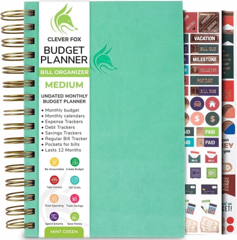 Clever Fox Budget Planner and Monthly Bill Organizer