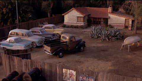 Mr. Miyagi's home in The Karate Kid (1984).