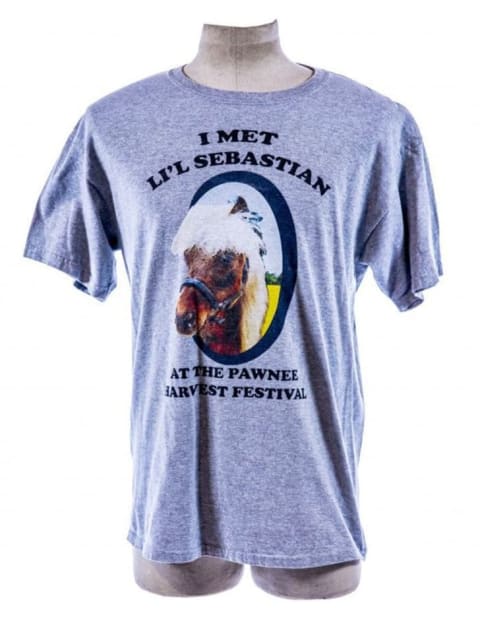 An "I Met Li'l Sebastian" T-shirt from Parks and Recreation