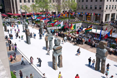 Ugo Rondinone, Human Nature, Rockefeller Center, 2013. Presented by Nespresso, Organized by Tishman Speyer and Public Art Fund.