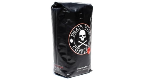 A bag of Death Wish Coffee